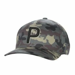Puma Camo Pattern P 110 Snapback Cap Golf Hat